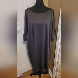 Fashion Bug Grey Knee Length Sheath Dress, Size 3X, NWT